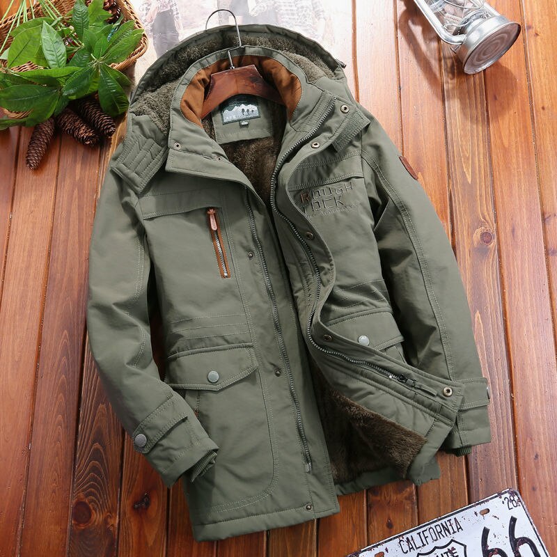 Windbreaker Jacket - Full Zip Front & Hooded Wind Block