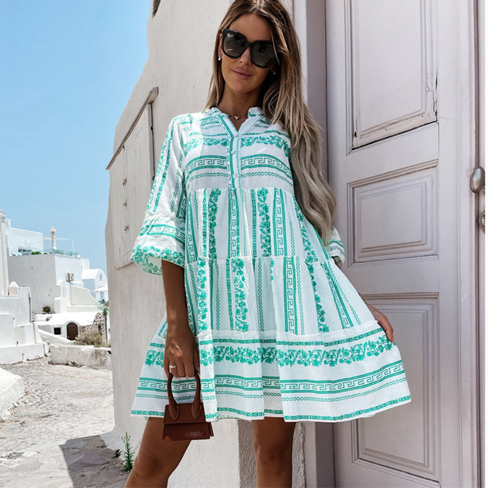 Women's Boho Ruffle Dress 5