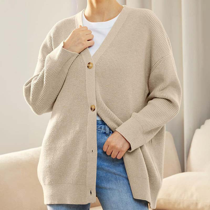 Women's Casual Oversized Vest with Button Closure 0