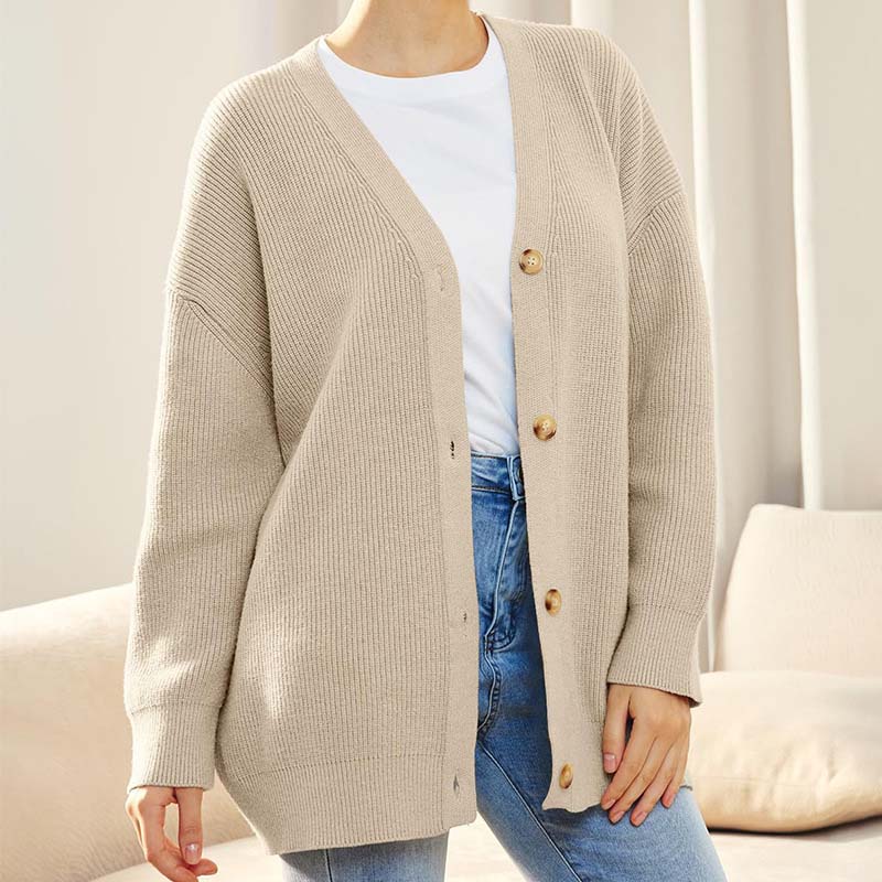 Women's Casual Oversized Vest with Button Closure 1