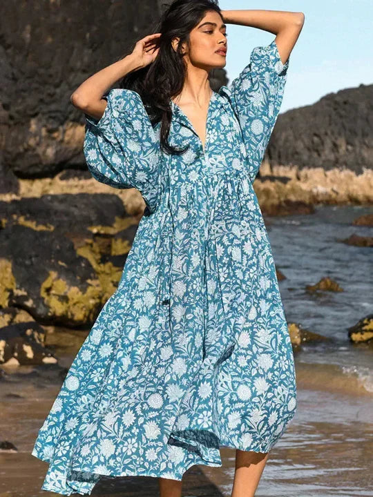 Women's Elegant Half Sleeve Formal Dress 4