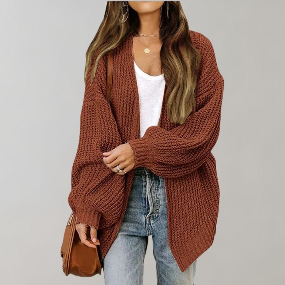 Women's Oversized Knit Sweater Vest 1