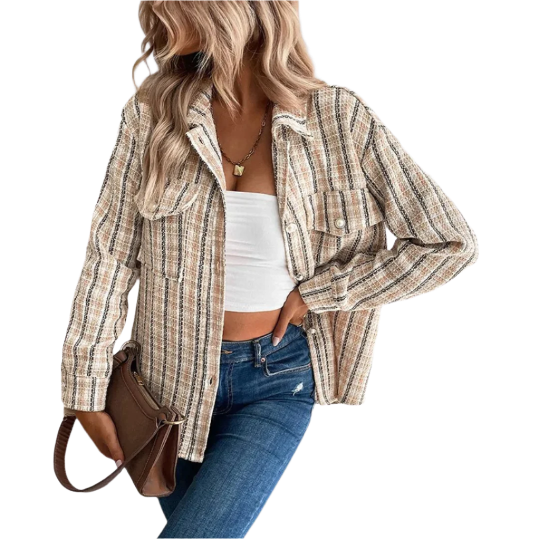 Women's Button-Up Long Sleeve Blouse