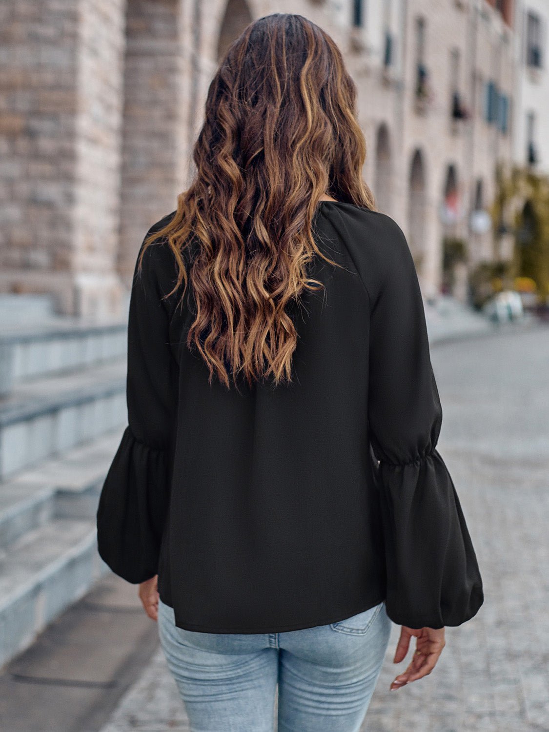 Women's V-Neck Loose Fit Sweater 6