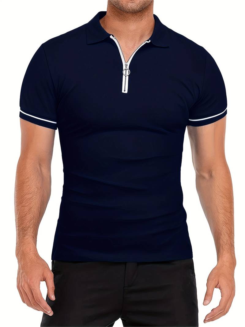 Variant image for Men's Cotton Slim Fit Polo Shirt-33