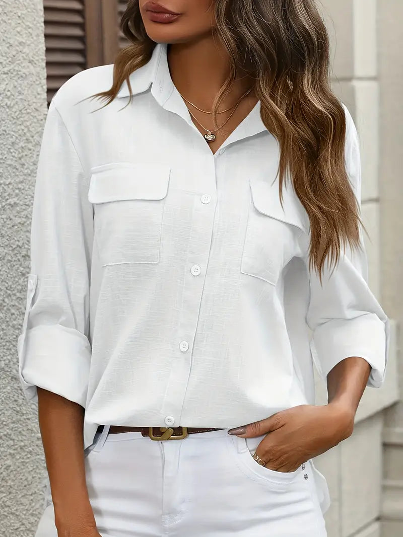 Variant image for Women's Lightweight Long Sleeve Blouse-4