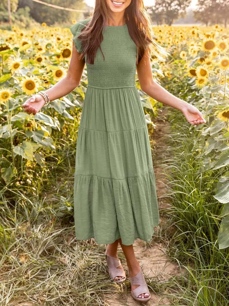 Women's Lightweight Maxi Dress-4