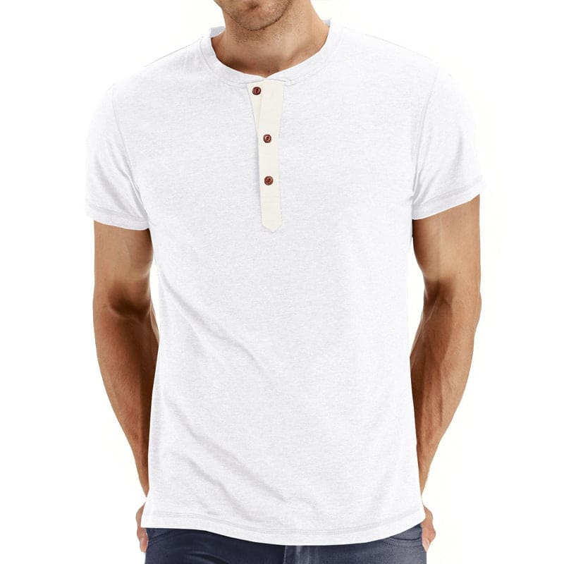 Variant image for Men's Cotton Henley T-Shirt-11