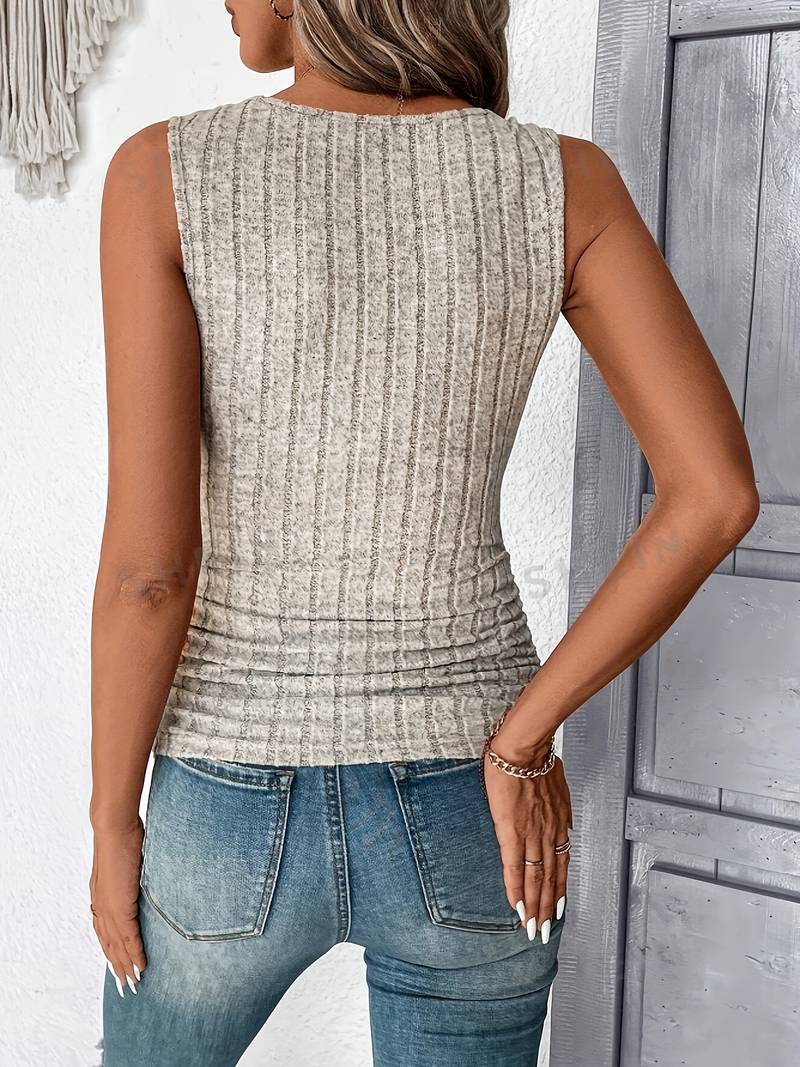 Women's Ribbed Tank Top-3