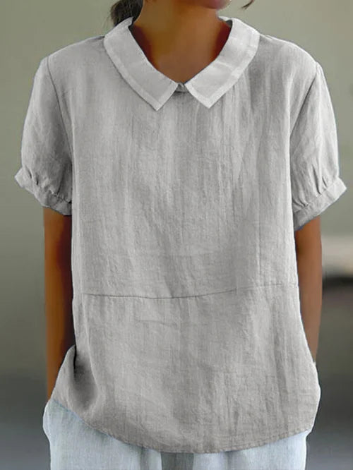 Variant image for Women's Cotton Linen Top-33