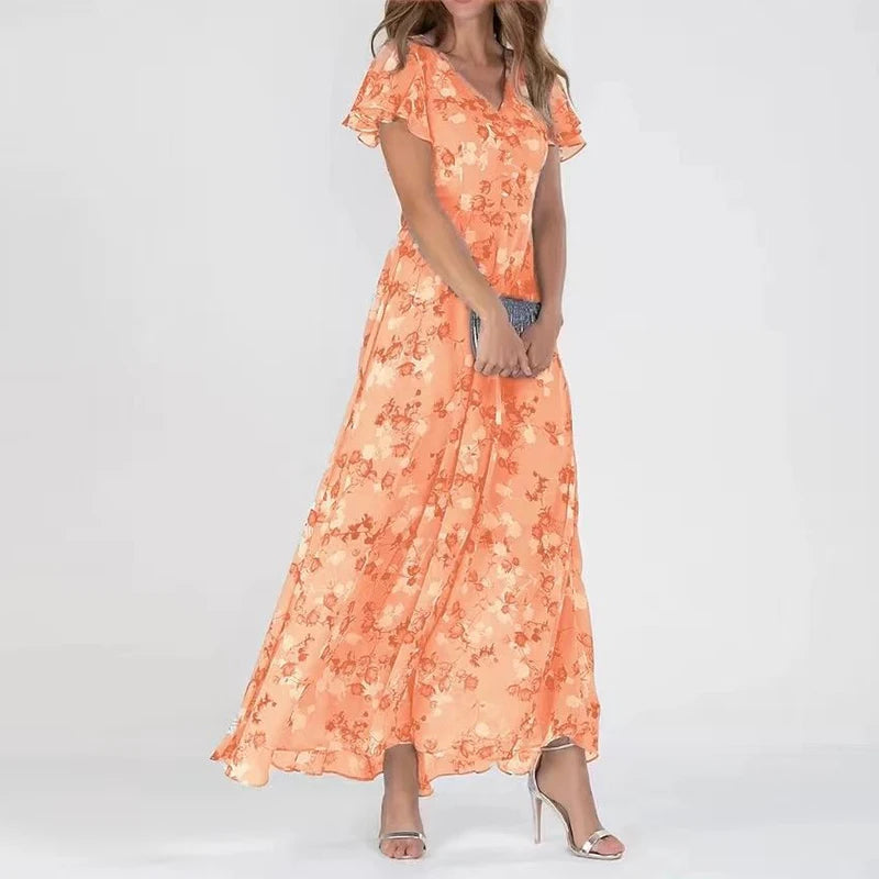 Women's Elegant Midi Dress for Formal Occasions 4