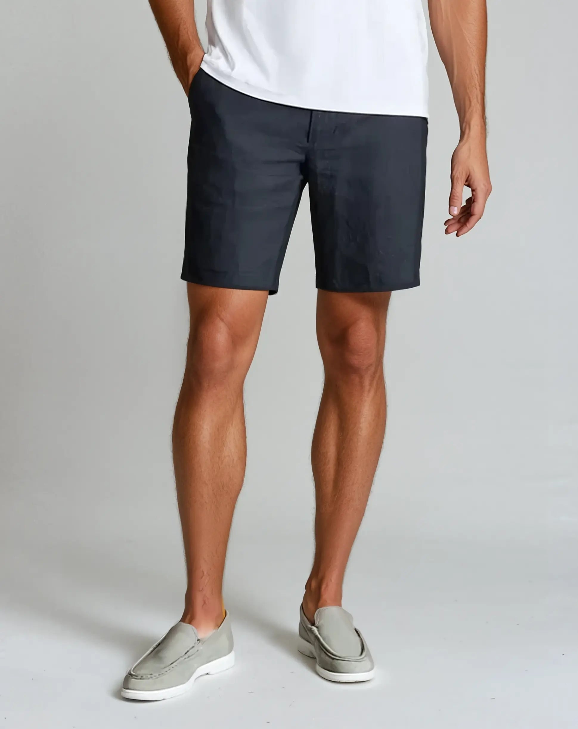 Variant image for Men's Linen Summer Shorts-1