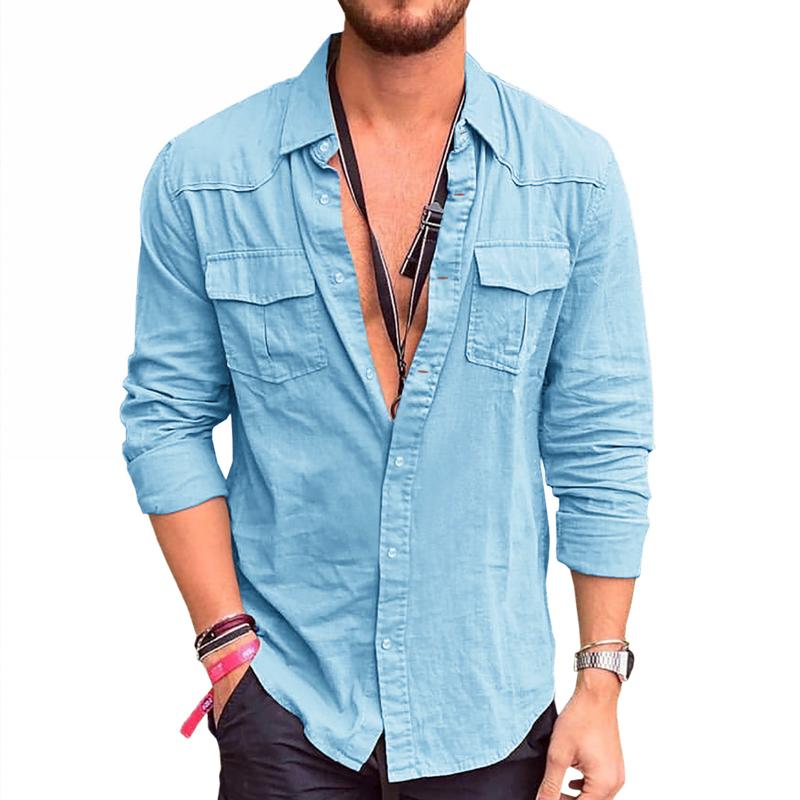 Men's Tailored Cargo Shirt for Sophisticated Style 3