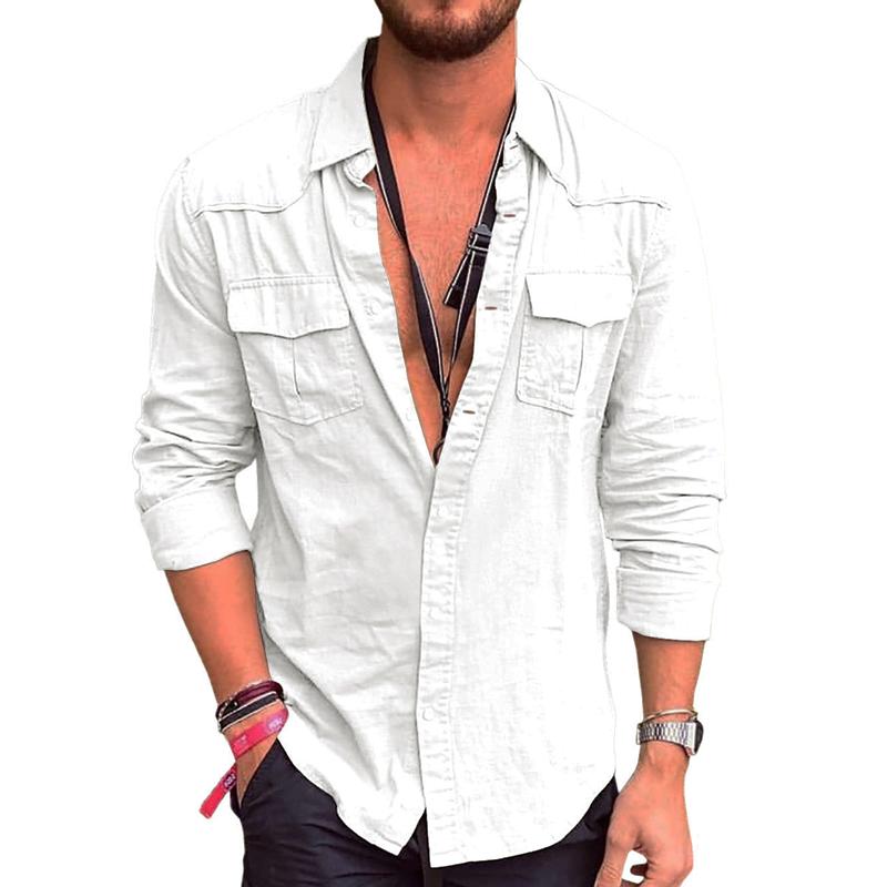 Men's Tailored Cargo Shirt for Sophisticated Style 1