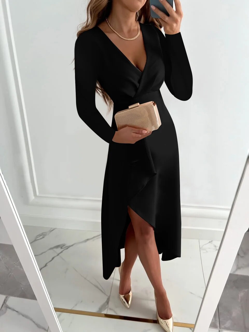 Women's Elegant Asymmetrical Formal Dress 1